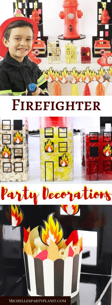 Easy Firefighter Party Decorations Michelle S Party Plan It