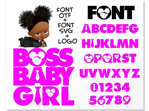 African American Boss Baby Girl Font Boss Baby Girl Font S Inspire