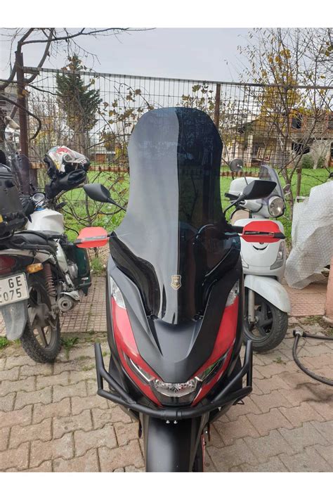 motoros Honda Pcx 125 Ön Cam 2018 2020 Model Yılı 83cm Siyah Renk Uzun