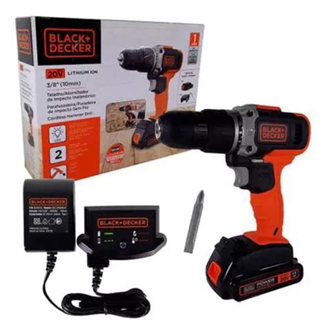 Furadeira Parafusadeira Black Decker Bcd704c1 Br 20v Bivolt