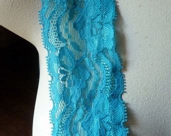 TEAL Stretch Lace 9 Wide For Lingerie Garments Headbands STR Etsy