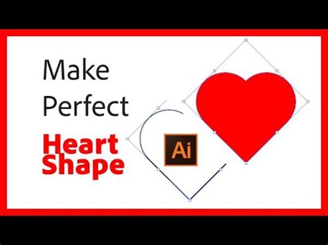 How To Make A Heart In Illustrator YouTube