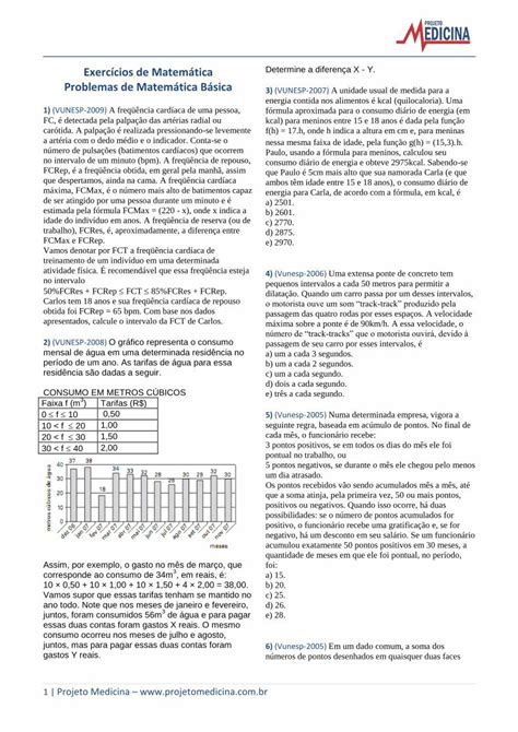 Pdf Exerc Cios De Matem Tica Problemas De Matem Tica B Sica Pdf