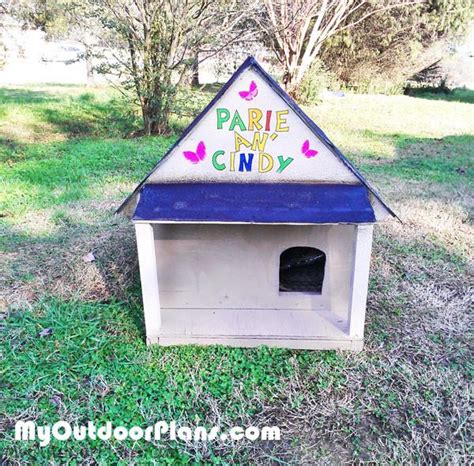 DIY Outdoor Cat House | MyOutdoorPlans | Free Woodworking Plans and ...