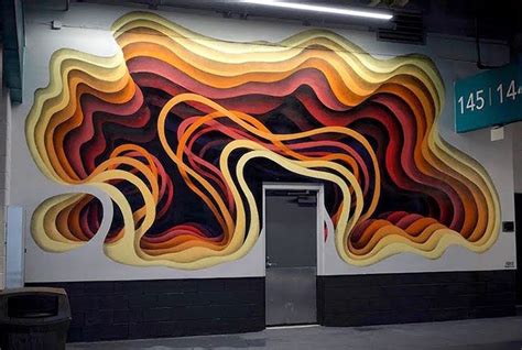 Street Artist Spray Paints Boring Buildings With Optical Illusions That