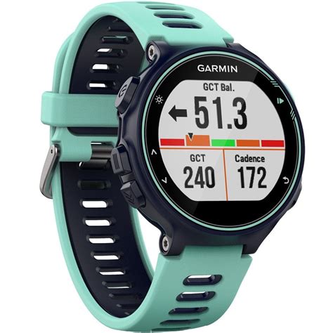 Garmin Forerunner 735XT GPS Running Watch Midnight Blue Frost Blue