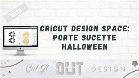 Cricut Design Space Porte Sucette Halloween toile d araignée fantôme