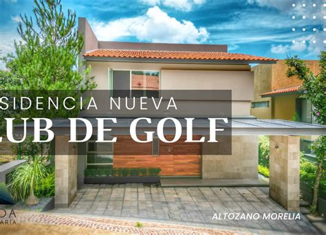 Casa Nueva Campo De Golf Altozano Morelia Recamaras Amplias Jardin