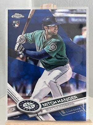 Topps Chrome Sapphire Mitch Haniger Rc Refractor Mariners