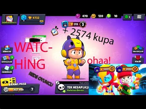 Brawl Stars Oynadik Yazacak B E Bulamadim Bu Ne Kadar Kupa Youtube