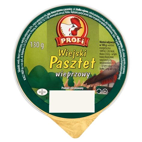 Pasztet Profi Promocja Gram Market Ding Pl