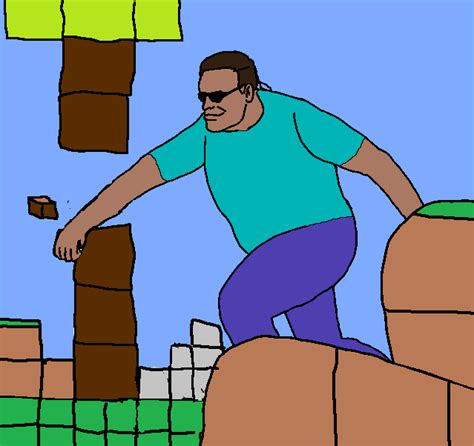 Minecraft Steve Punching Wood Lev Punch Edits Know Your Meme