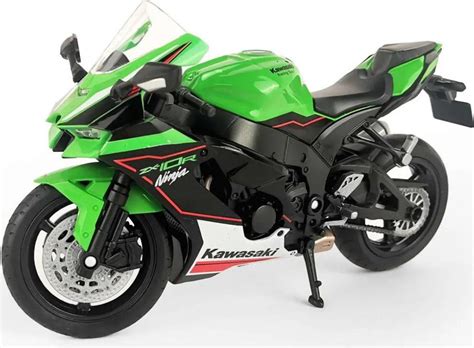 Welly Мотоцикл 1:12 Kawasaki Ninja ZX-10R зеленый - купить по цене от ...