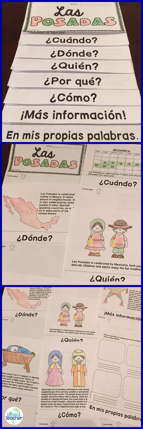 Las Posadas Spanish Christmas Activity Reading And Writing Flip Book Teaching Spanish