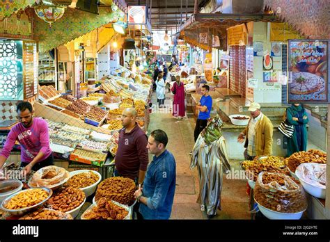 Morocco Meknes. The souk Stock Photo - Alamy