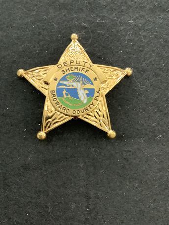 Collectors-Badges Auctions - Broward County, Florida deputy sheriff badge