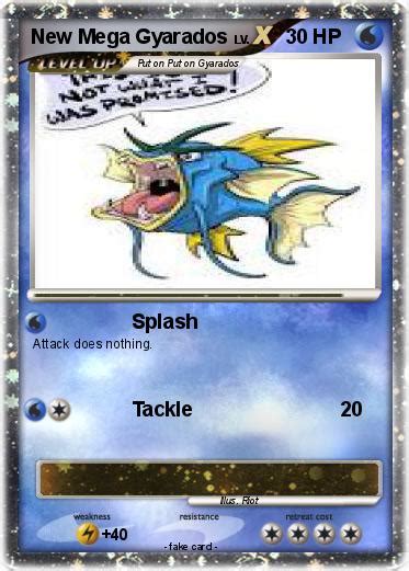 Pokémon New Mega Gyarados Splash My Pokemon Card