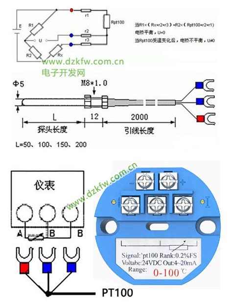 pt100温度变送器的工作原理是什么温度变送器pt100接线方法和跳变原因是什么