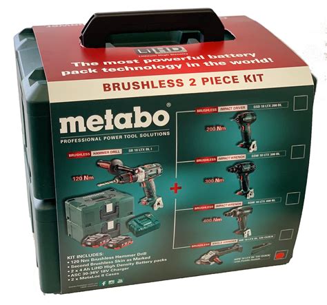 Metabo Au68901790 18v 4 0ah Lihd Lithium Ion Brushless Cordless Hammer