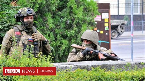 Grupo Wagner Uno De Los Mercenarios Que Participó En El Motín Contra