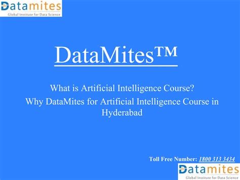 Artificial Intelligence Course In Hyderabad | PPT