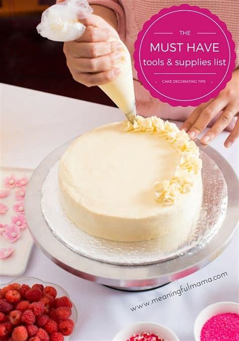 Must Have Cake Decorating Tools and Supplies