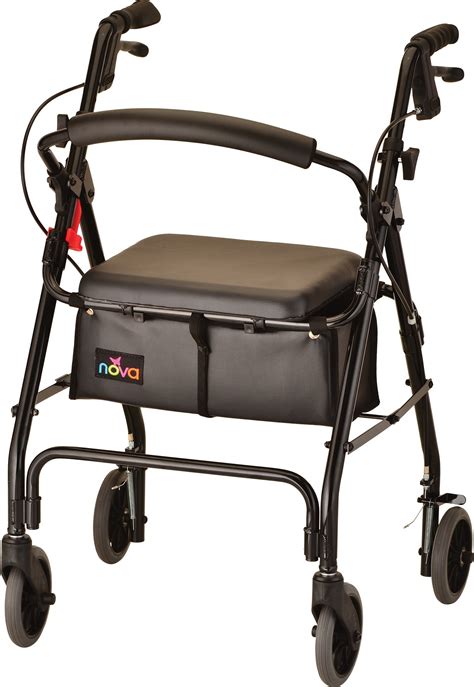 Nova Medical Products Get Go Petite Rolling Walker 13 Pound Adaptive