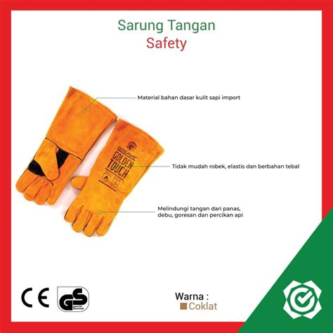 Jual Sarung Tangan Las Golden Touch Inch Pusat Safety