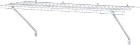 Closetmaid 51041 Prepack Wire Shelf Kit 4 Feet White