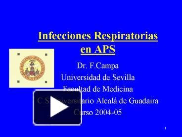 Ppt Infecciones Respiratorias En Aps Powerpoint Presentation Free