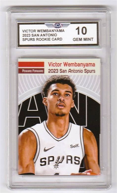 VICTOR WEMBANYAMA 2023 SAN Antonio Spurs Rookie Card - Etsy