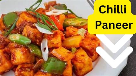 Chilli Paneer Chilli Paneer Recipe Paneer Chilli Chilli Paneer Gravy Renu The Kitchen