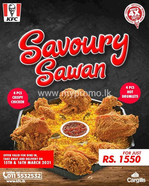 Savoury Sawan With Chicken For Just Rs1550 At Kfc Sri Lanka