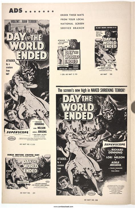 Day the World Ended (1955), The Phantom From 10,000 Leagues Double