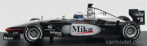 MATTEL HOT WHEELS 50209 Scale 1 43 McLAREN F1 MP4 16 MERCEDES N 3 SEASON 2001 M HAKKINEN BLACK