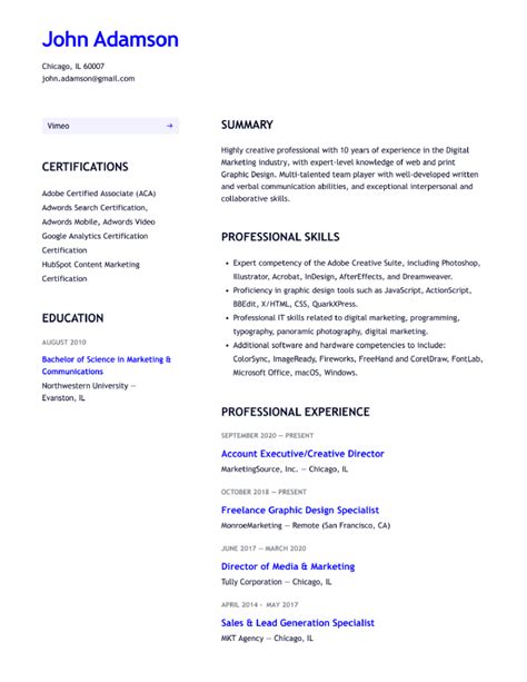 Graphic Designer Resume Sample and Tips from HR Pros