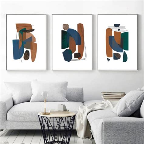 Geometric Print Abstract Painting Printable Wall Art Abstrac - Inspire ...