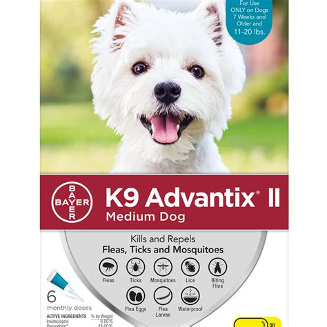 K9 Advantix Ii Topical Medium Dog Flea And Tick Treatment Petco