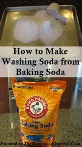 How To Make Washing Soda From Baking Soda The Homestead Survival