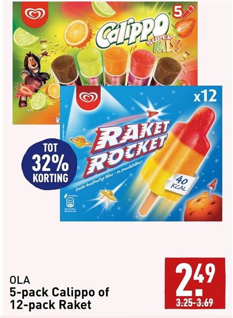 OLA 5 Pack Calippo Of 12 Pack Raket Aanbieding Bij ALDI