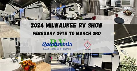 2024 Milwaukee Rv Show With Scenic Rv Wisconsin Exposition Center At