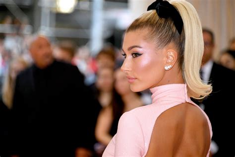 Hailey Bieber Gets Out The Vote While Wearing Pink String Bikini Maxim