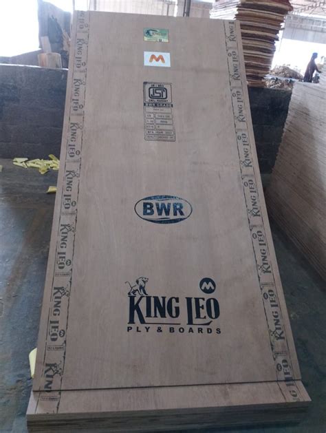 Mm Semi Hardwood Plywood Isi Bwr For Furniture X At Rs