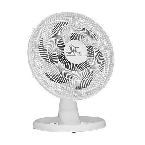 Ventilador Oscilante Em Mesa E Parede Delta Free Cm Branco Grade