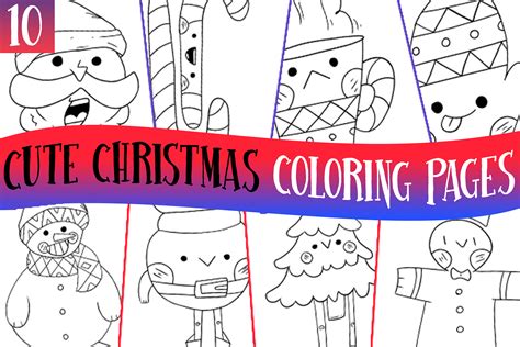 Merry Christmas Coloring Pages for Kids Graphic by lapiiin art ...