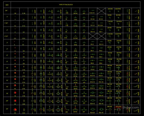 8pipe Fitting 2d Cad Block Free Download