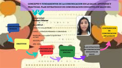 Concepto Y Fundamentos De La Comunicacion En La Salud Plan Estrategico