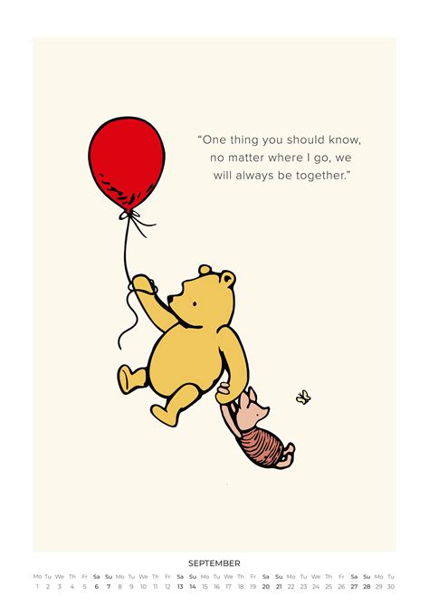 18 Winnie The Pooh Wall Calendar Day Dream 8