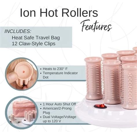 Calista Ion Hot Roller 1 Long 12pc Set Special Edition Bag EBay
