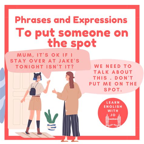english phrases  expressions  put    spot learn